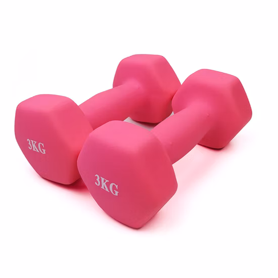 Haltere redondo de neoprene com cores diferentes