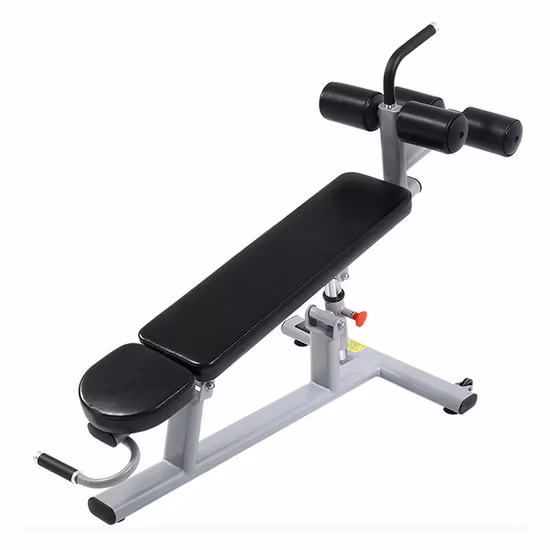 Cadeira de fitness de força sentar-se banco plano com halteres banco de treino ajustável para exercícios comercial ginásio banco de peso