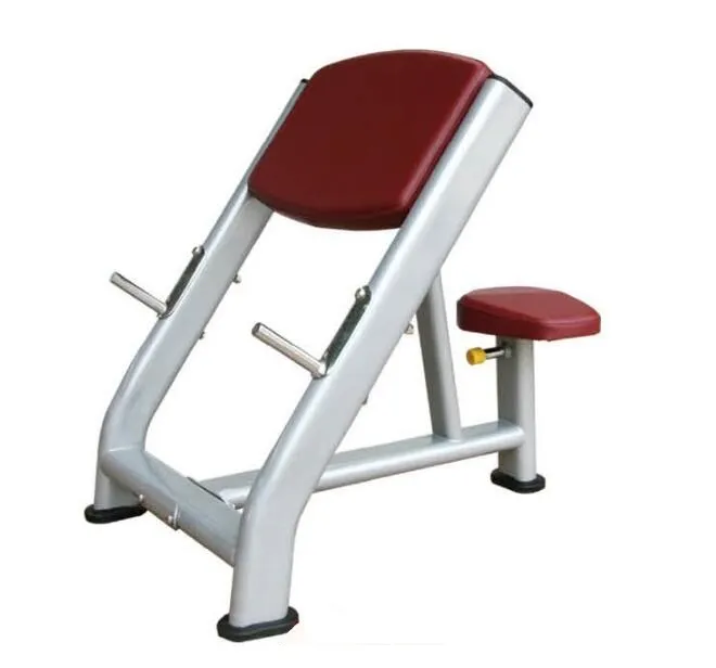Equipamento de ginástica para bíceps Pregador Banco